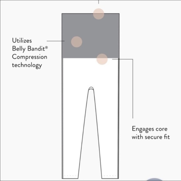 Belly bandit Ultra high waist moto Mother Tucker black shapewear leggings - Picture 13 of 16